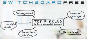 Five rules that guided SwitchboardFREE in its first 10 years in business