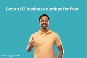 You can get a free 03 business number with SwitchboardFREE