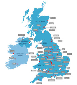 UK Map - Multi Number