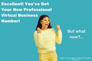 Start publishing your new virtual business number