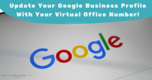 Update Google with your new virtual number