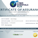 SwitchboardFREE is now cyber essentials plus certified