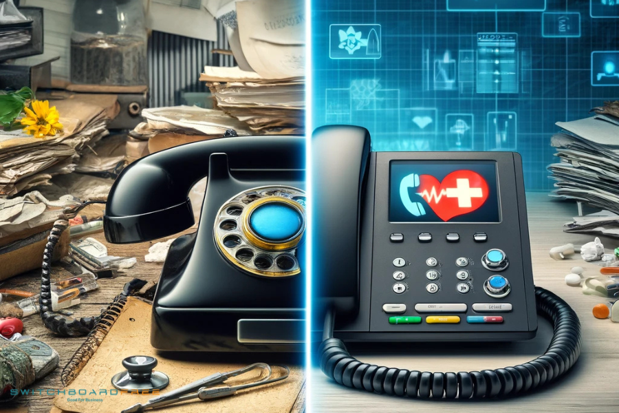 The benefits of using VoIP for healthcare communication, outweighs that of an analogue system. 