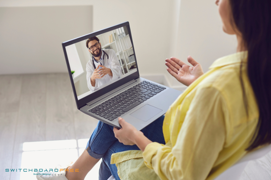 VoIP enables essential remote care and follow-ups.