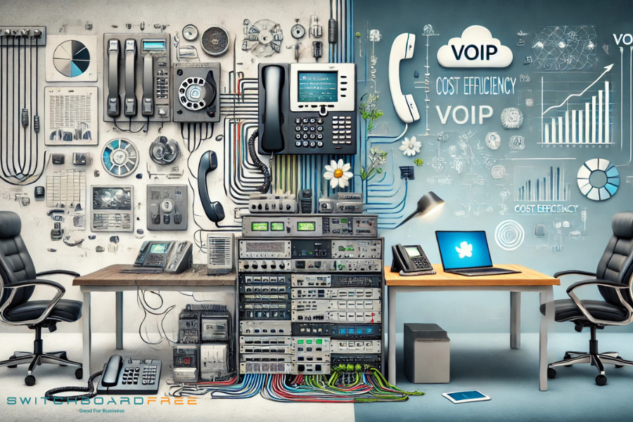 VoIP Benefits means less hardware and more space!