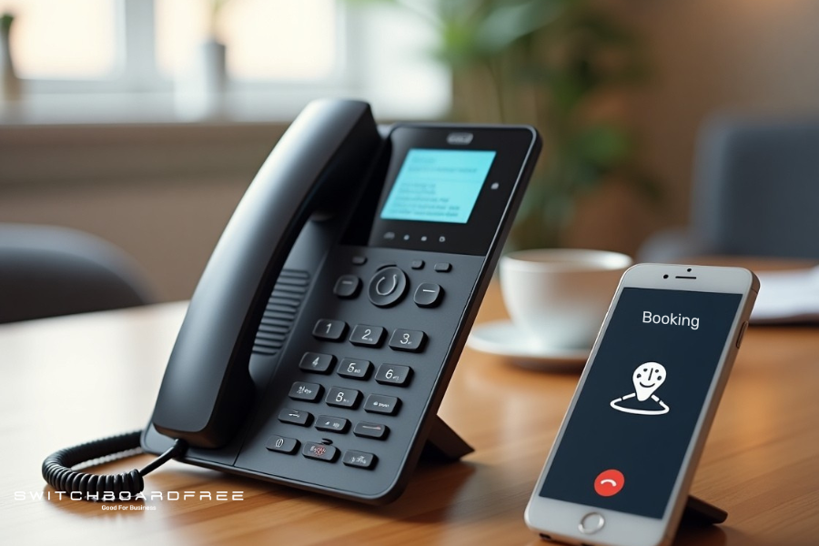 Receive calls to your business number on any device.